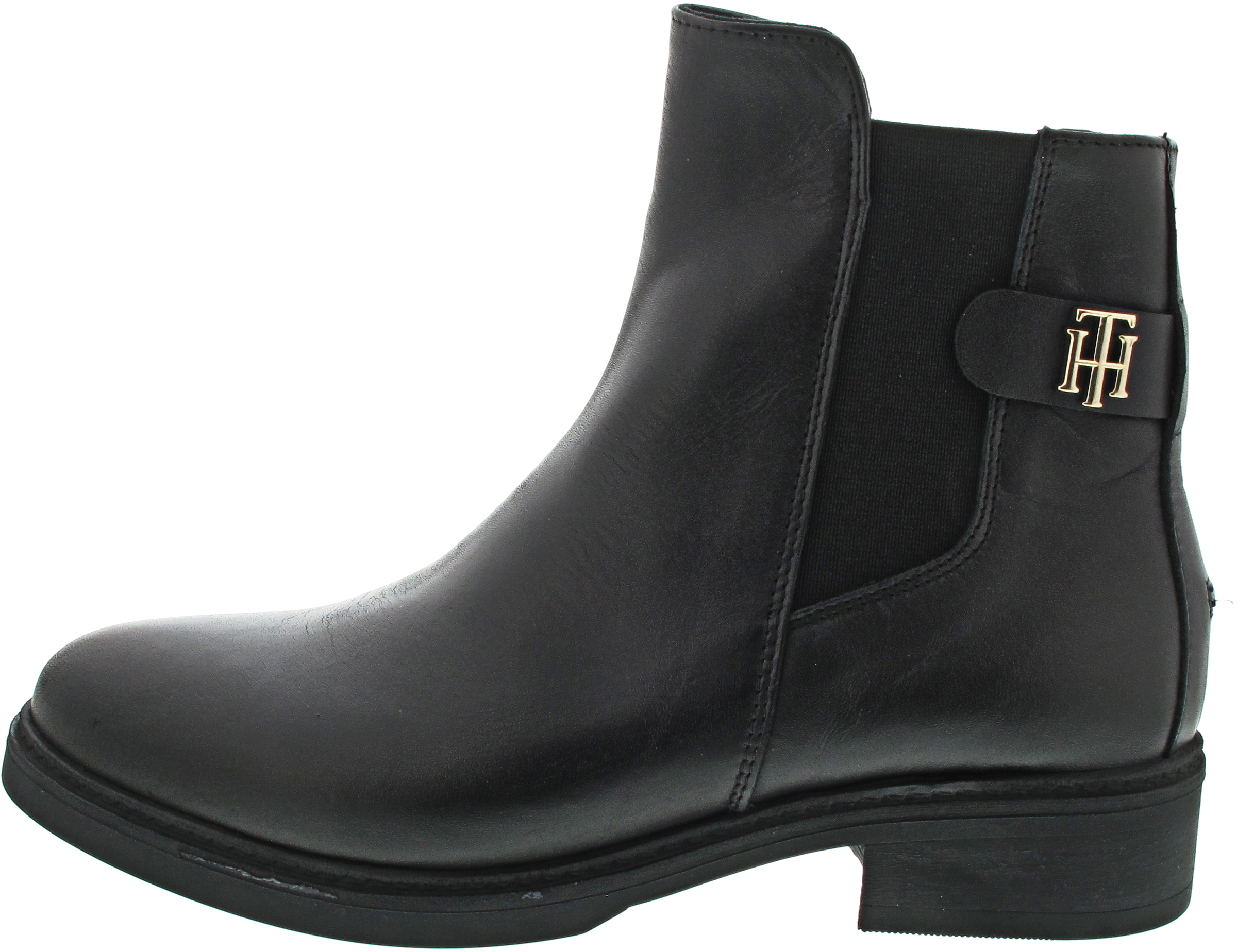 Tommy Hilfiger TH Leather Flat Boot