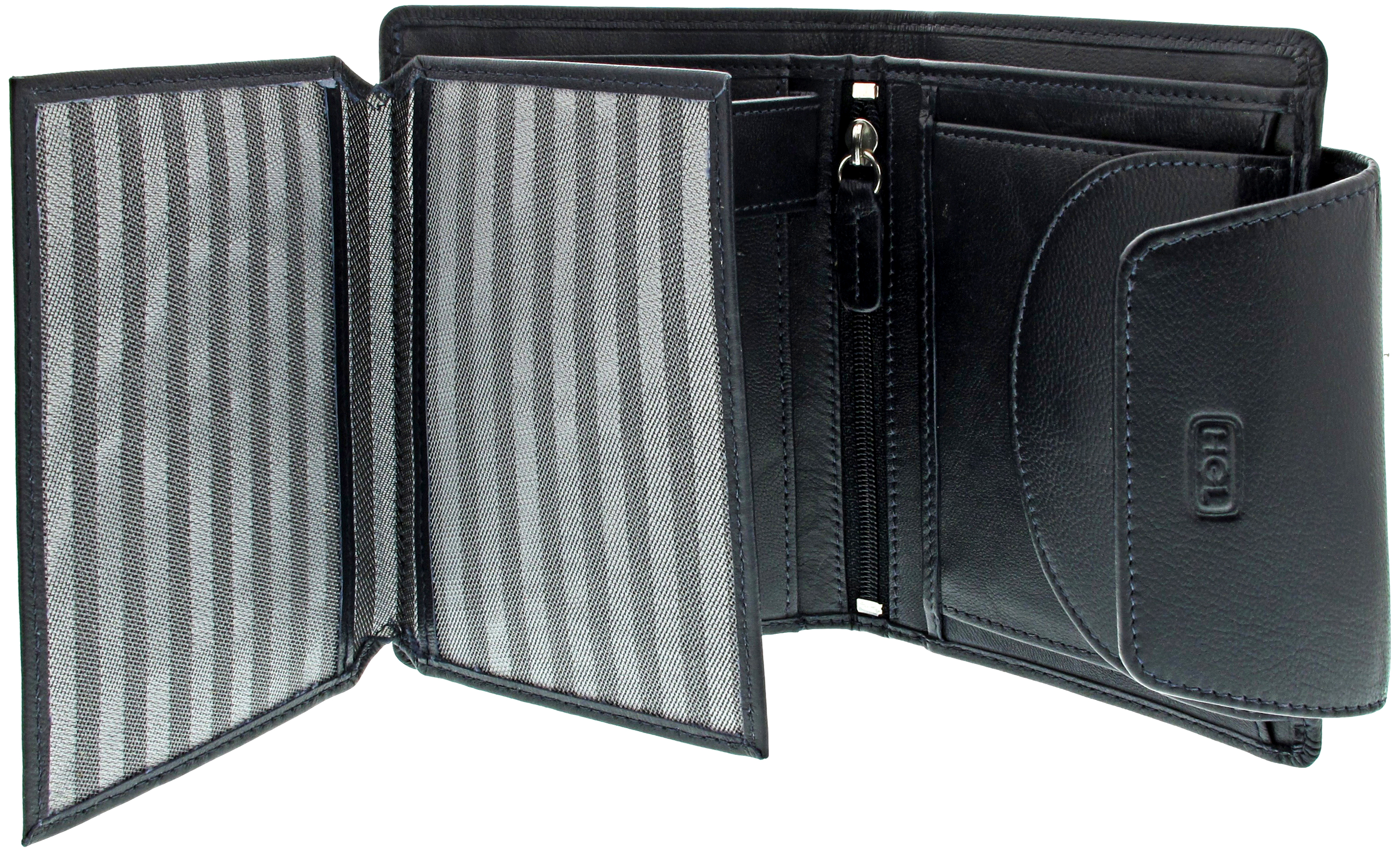 HGL Lederwaren Damenbörse m. Riegel RFID